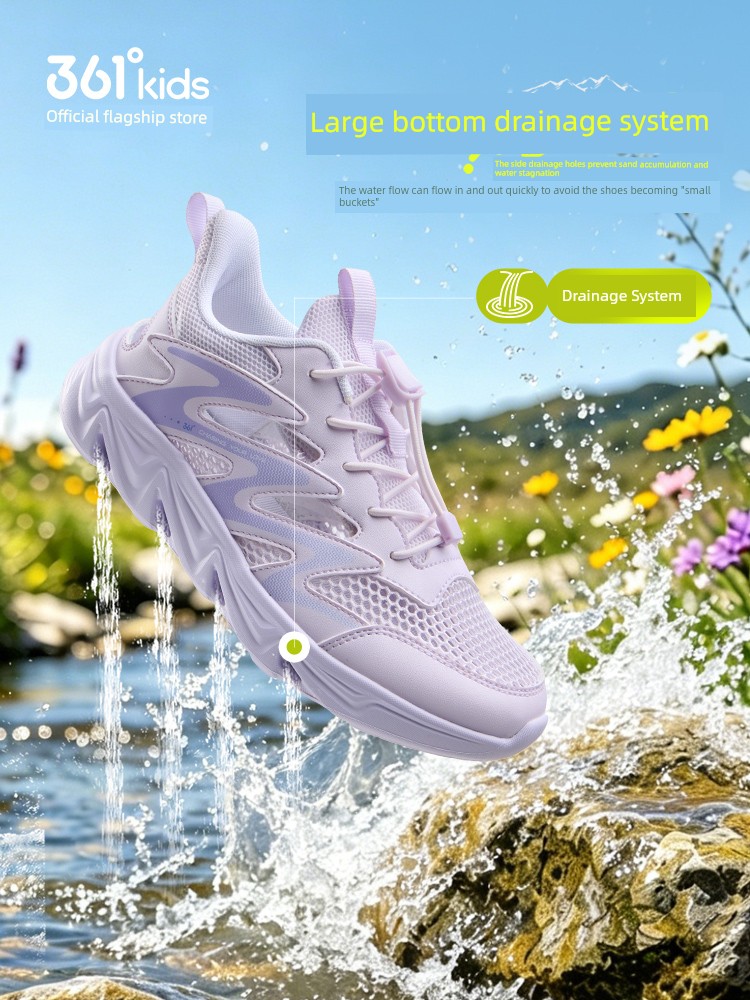 361 Kidsren's Shoes, Girls' Sandals, Kidsren's Hiking Shoes, Sports Shoes, 2026 Summer New Style, Girls' Outdoor Shoes — 4
