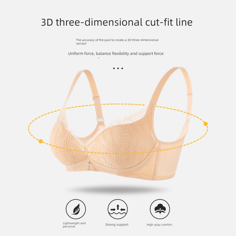 Love No empty cup Wireless  Upper support Significantly larger Underwear