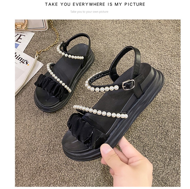 Girls' Sandals 2026 New Style Princess Trendy Beach Shoes for Older Children Casual Sports Shoes Soft-Soled Roman Shoes Trendy — 10
