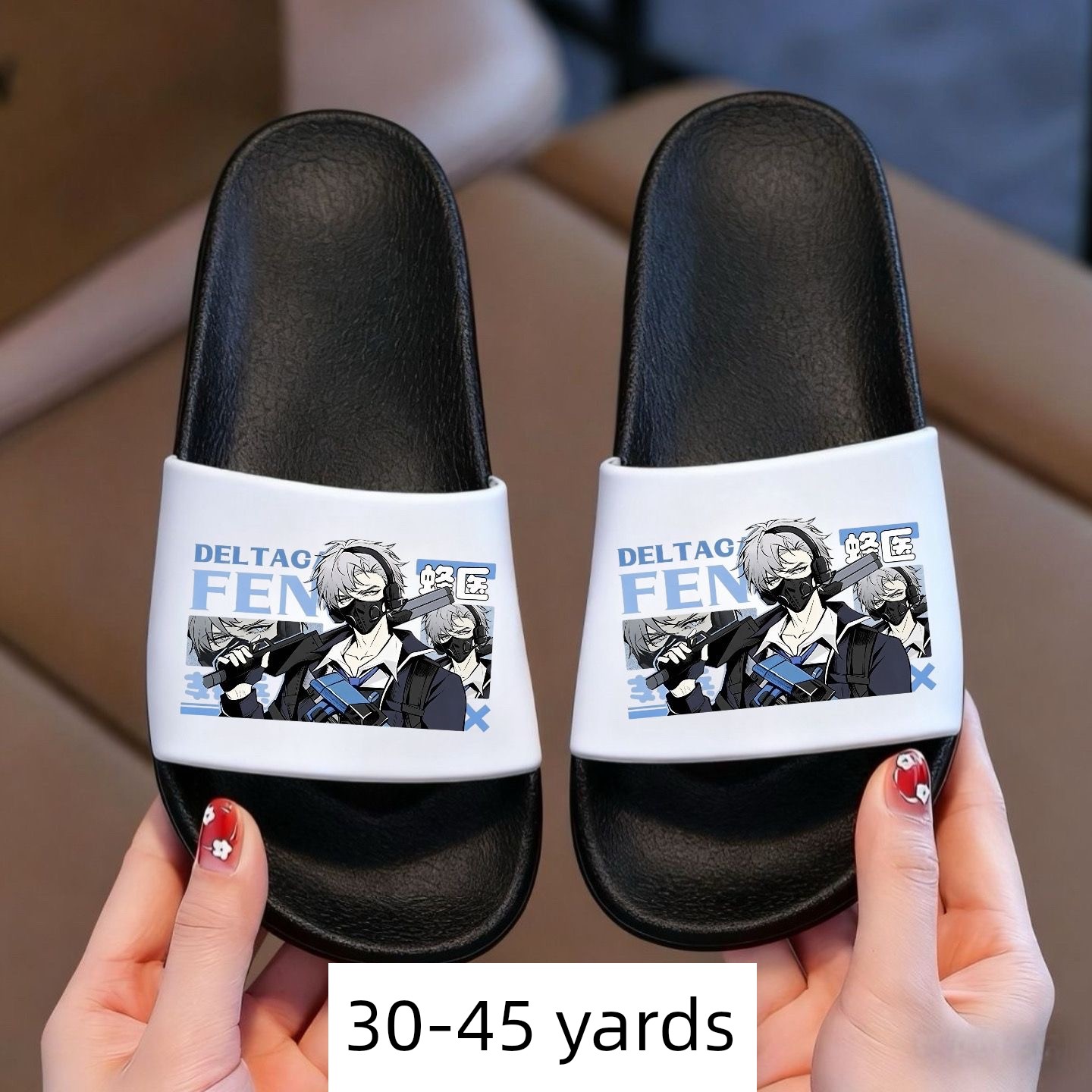 Delta Action Weilong Children's Slippers Summer Non-Slip Soft-Soled Boys' Cartoon Home Bathing Slippers for Older Children — 13
