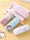 Cute glasses box portable women's high-end feeling anti-pressure and anti-fall cartoon eyes box ins sunglasses student storage