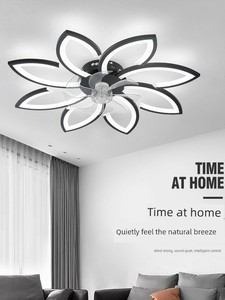 Ceiling Fan Light New Model Silent Living Room Bedroom Ceiling Fan Light Modern Smart High Wind Power Lighting Fixture 1