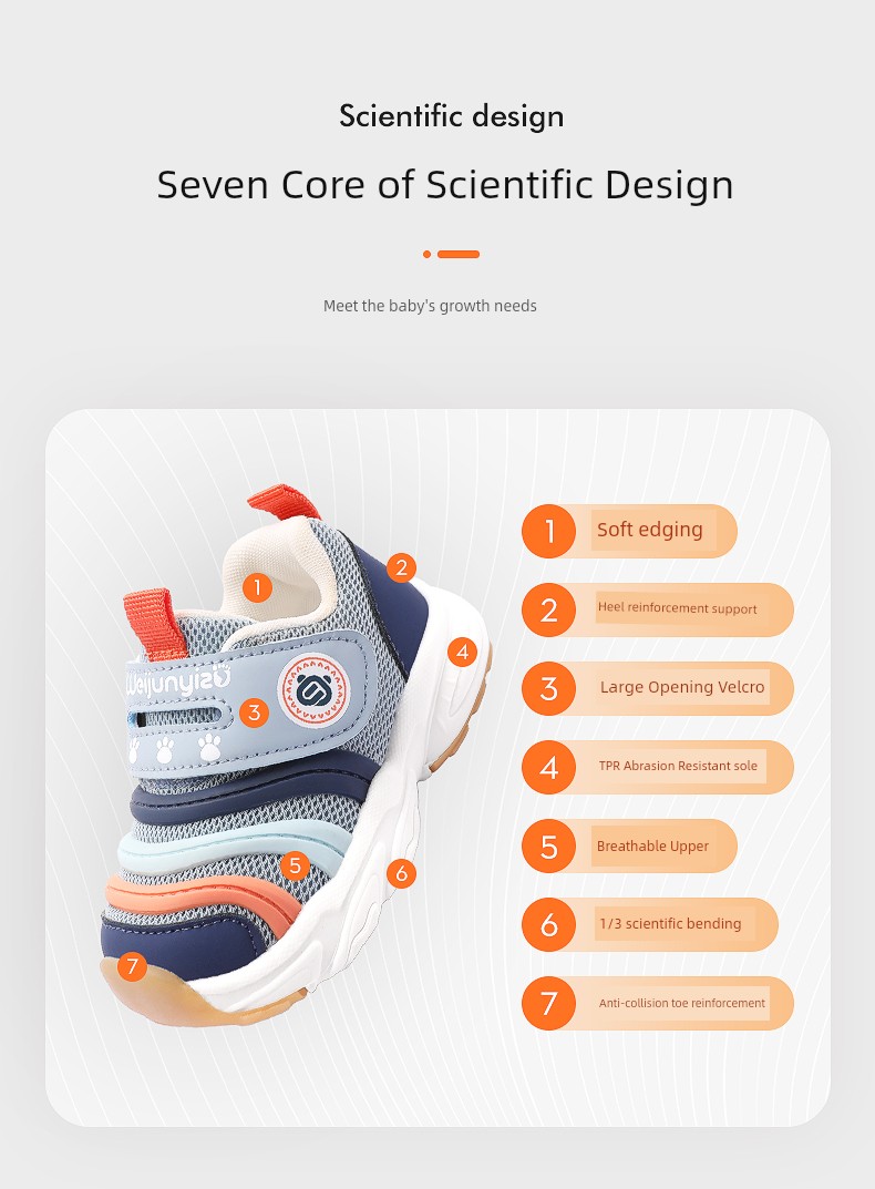 Caterpillar Toddler Shoes for Boys, Autumn Style Baby Shoes, Soft-Soled Children's Shoes for Girls, Functional Shoes for 1 to 3 Years Old — 4