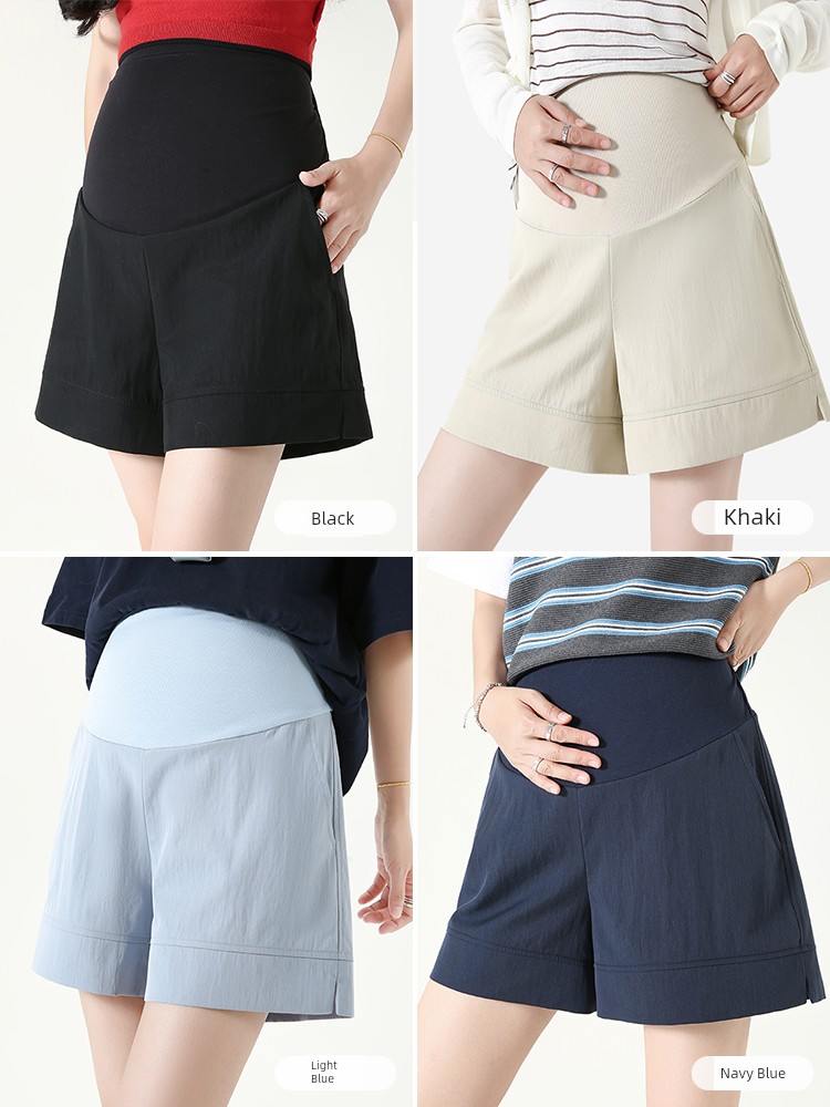 Maternity Shorts for Summer, Thin Lyocell Maternity Pants, 2026 New Model, Maternity Wear for Women — 5