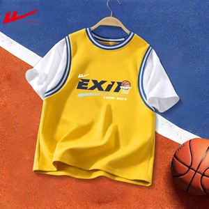 Pull-Back Children's Short-Sleeve T-Shirt for Boys, Quick-Dry Sports Wear for Girls, Summer Clothing for Boys, Thin Summ