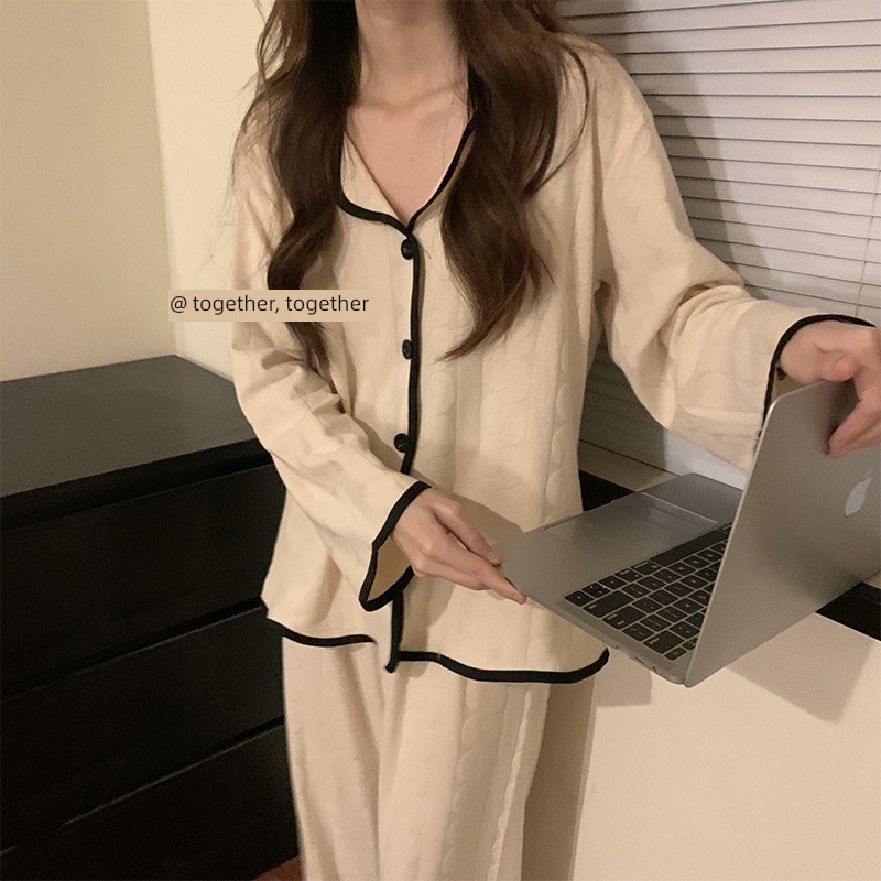 female pure cotton solar system ins Little fragrance trousers pajamas