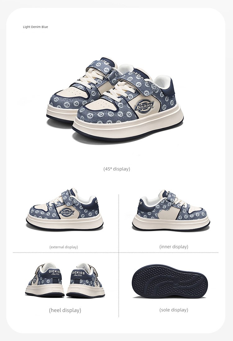 Dickies Kidsren's Sneakers 2026 New Autumn Lightweight Low-Top Sports Shoes for Boys and Girls, Casual Shoes for Middle and Large Kidsren — 23