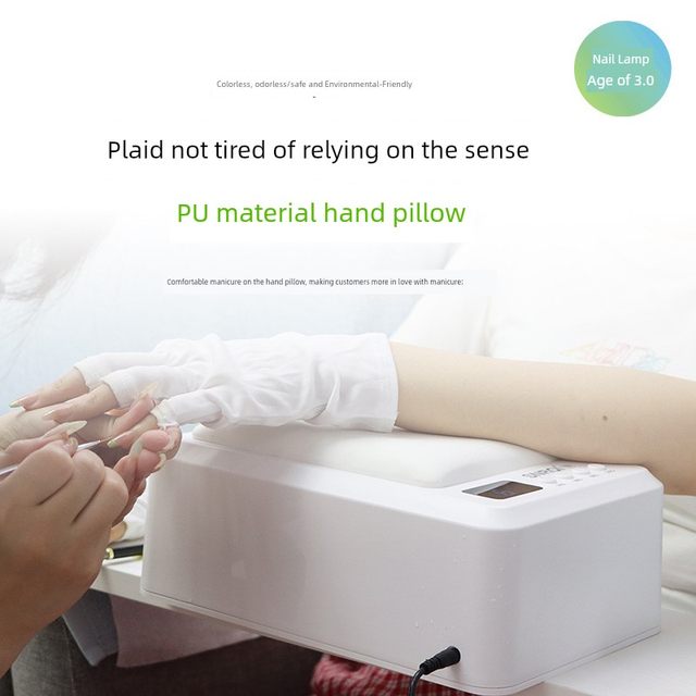 SNRQI Saierqi T8B double-hand hand pillow light therapy lamp wear armor high power manicure lamp machine quick-dry nail baking lamp