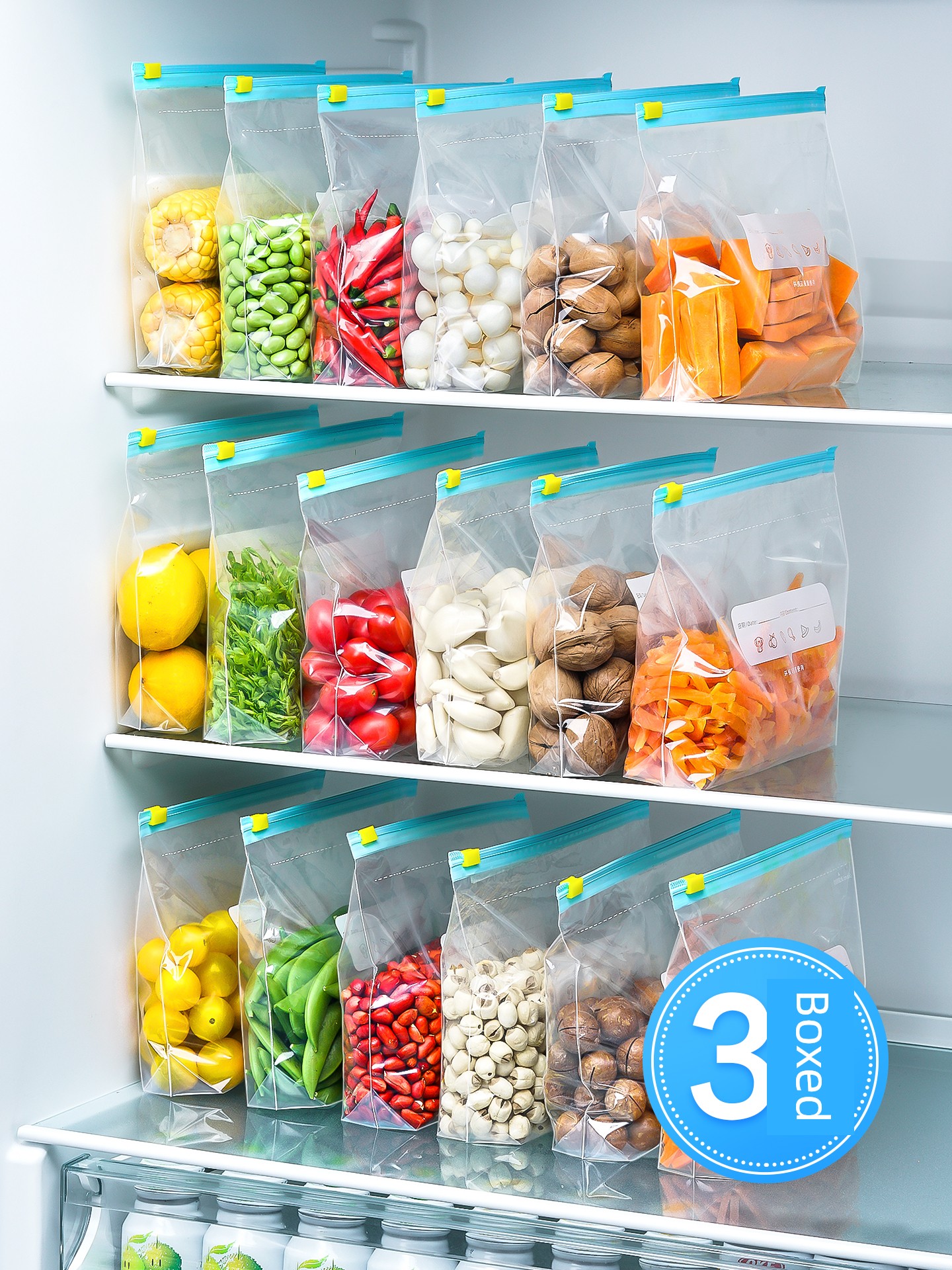 Special Food for Japanese Zipper Refrigerator Freshness Protection Package