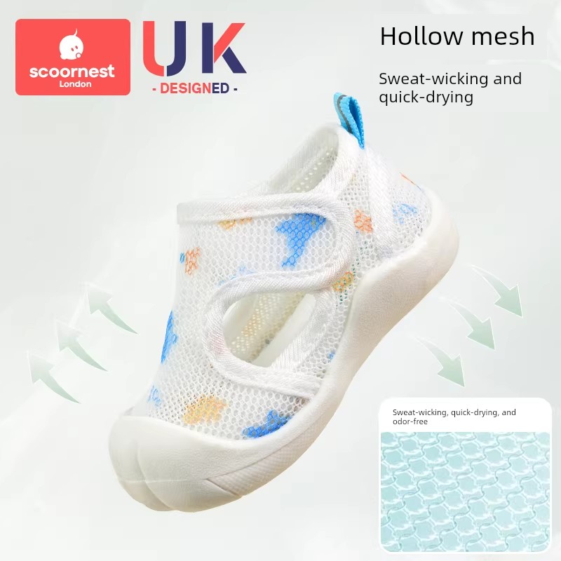 Kechao Baby Summer Sandals, Boys' Toddler Shoes, Indoor Non-Slip Baby Shoes, Soft-Soled Baby Mesh Shoes for Girls — 3