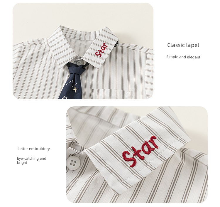 Boys' Autumn Outfit, One-Year-Old Baby Boy Formal Wear, 2026 New Style Little Gentleman Clothing, Infant Spring and Autumn Children's Clothing, Stylish — 16