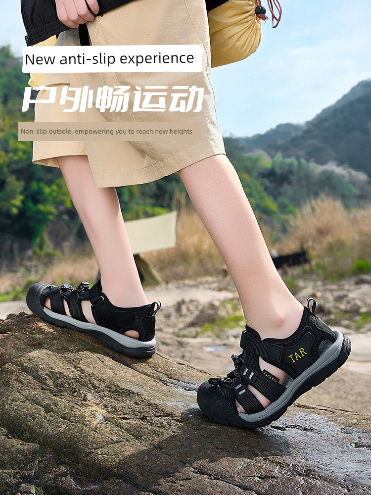Tyrannis New Summer Sandals for Children, Outdoor Sports Shoes for Boys, Breathable Non-Slip Shoes for Girls, Water Shoes for Girls — 3