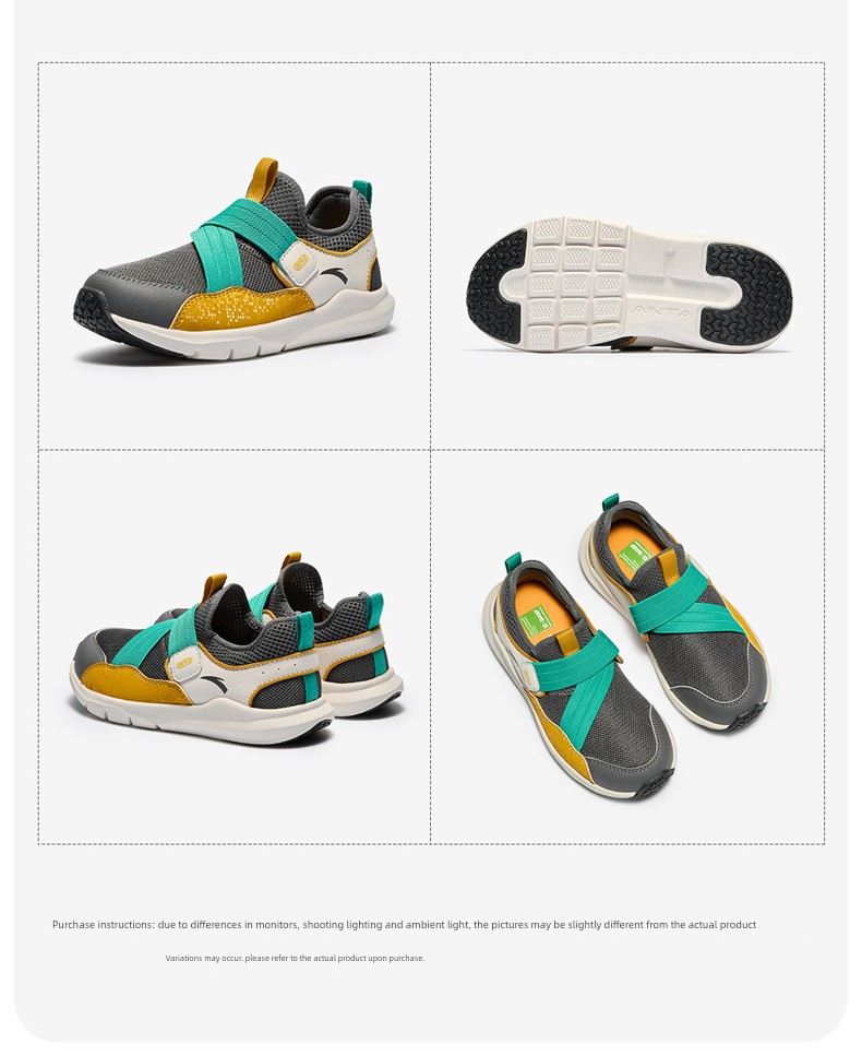 Slip-On Shoes | Anta Kidsren's Running Shoes for Boys and Girls, 2026 Autum New Running Shoes, Sports Lightweight Shoes — 21