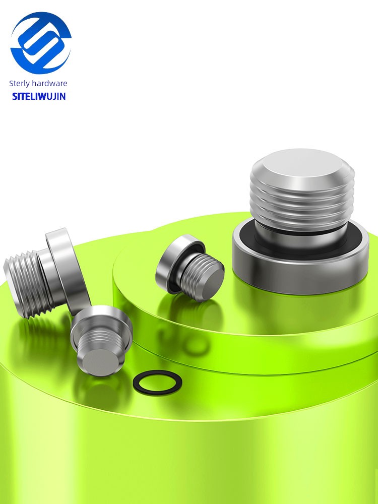304 Stainless Steel Hex Socket Plug Oil Plug Screw Plug G1/8G1/4G3/8G3/4M8M10M12M14M16