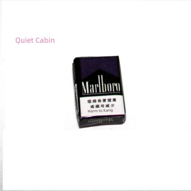 Miniature food play toys and supermarket scene ornaments DIY doll house accessories household model ornaments simulation mini cigarette box