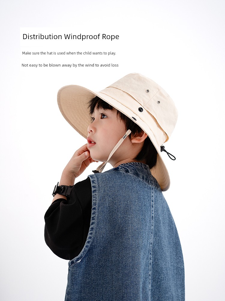 Big Brim Spring and Autumn UV Protection Kids Hat — 3