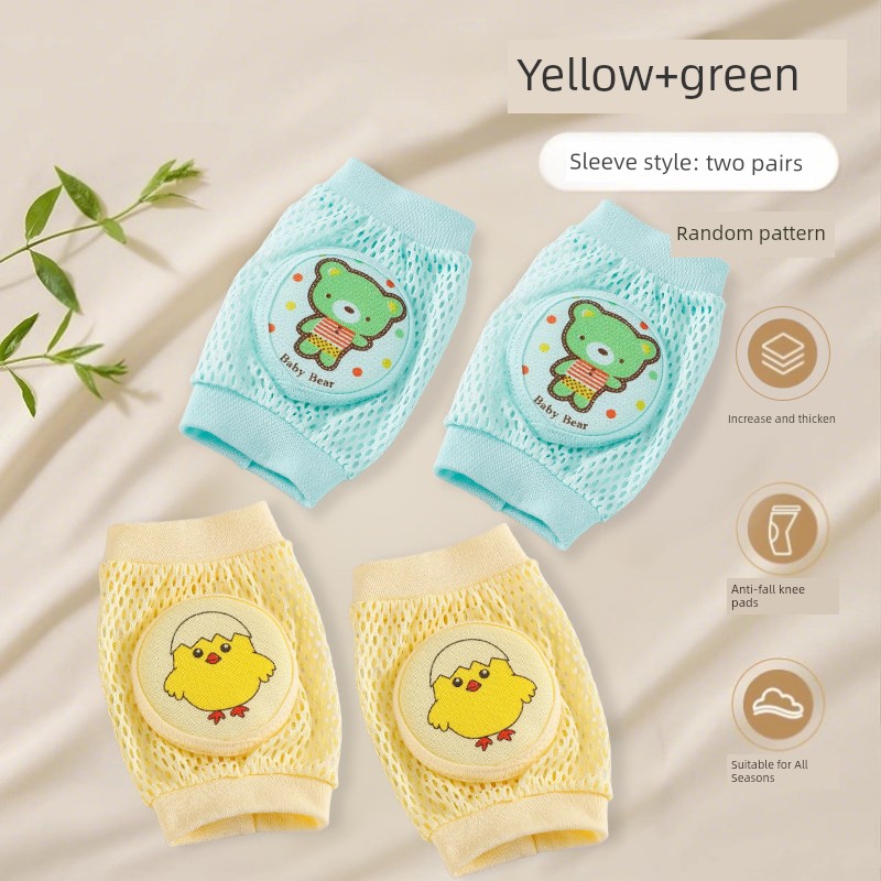 Baby Knee Pads for Crawling, Infant Knee Protectors, Children's Anti-Fall Crawling Gear, Toddler Learning Crawling Elbow Pads, Summer Thin Version — 7