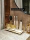Light luxury glass mouthwash cup household toothbrush cup storage rack couple toothpaste toothbrush cup storage toilet cup set