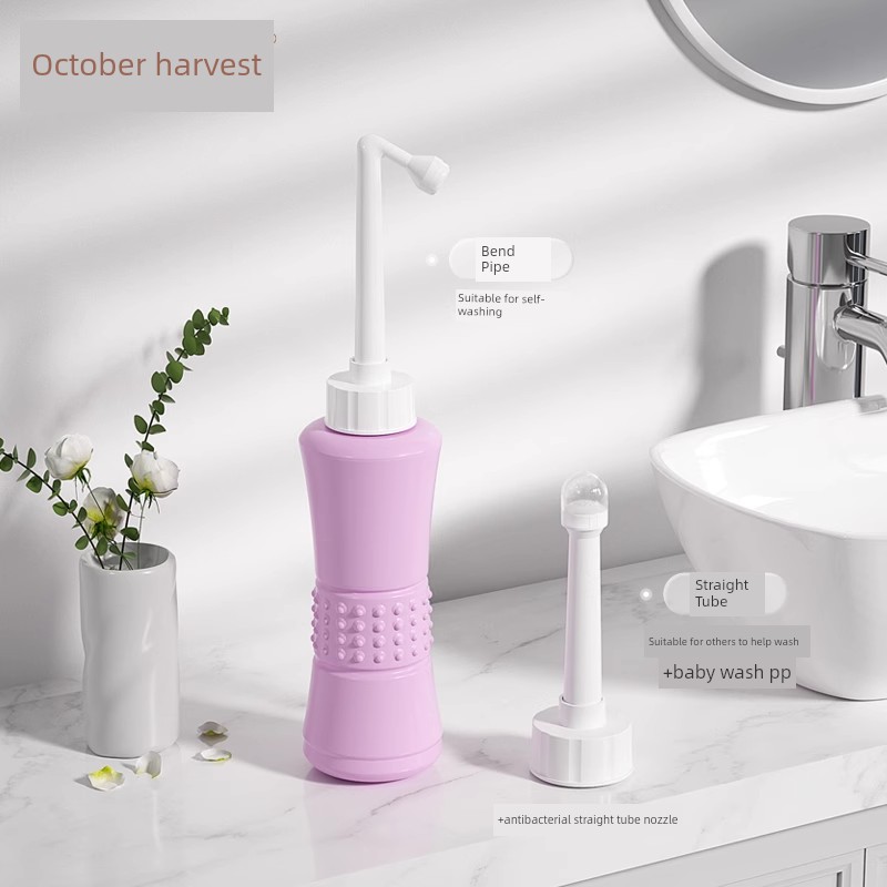 October Crystal Maternity and Postpartum Women's Private Part Washer, Portable Cleaning Bottle for Buttocks, Anus, and Perineum — 4
