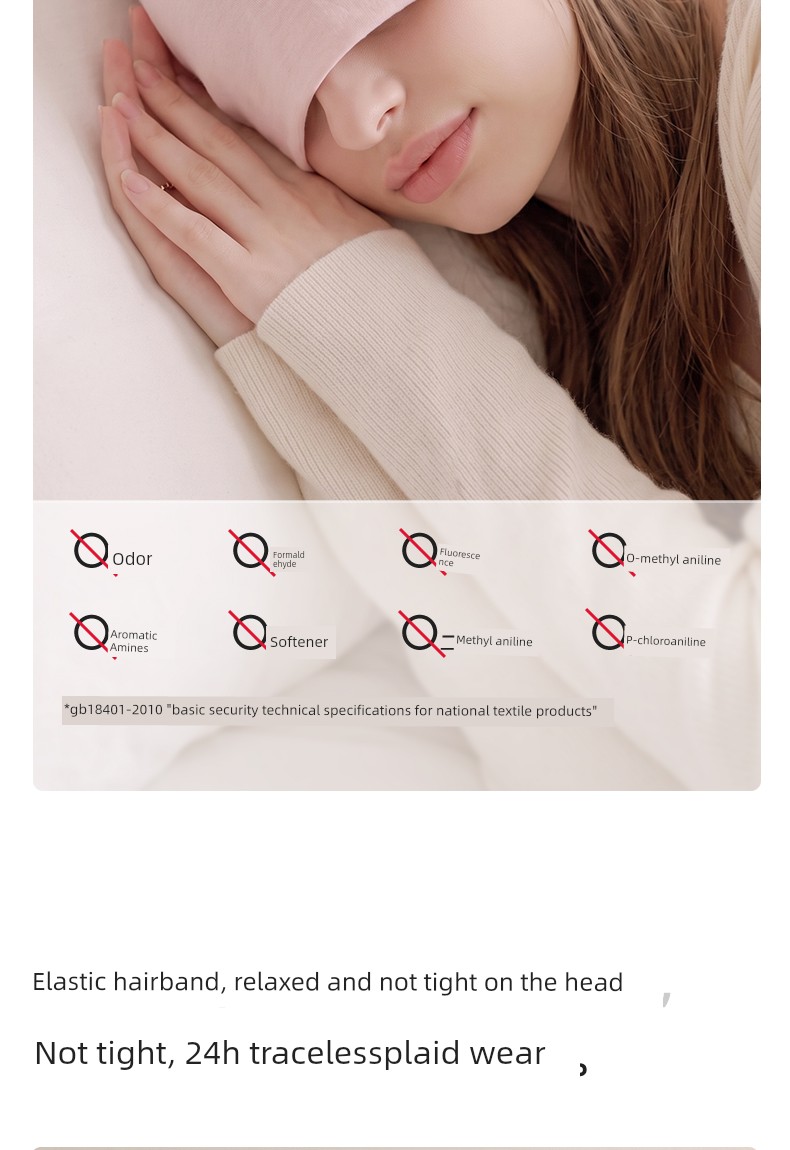 Postpartum Hat for Autumn, Suitable for Tying Hair, Specially Designed for Large Head Sizes, Breathable, Can Be Worn While Sleeping, Forehead Protection — 9