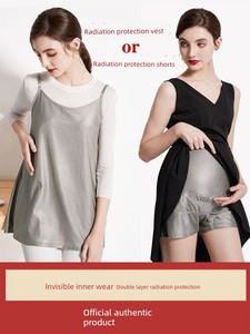 Radiation-Proof Pregnant Women's Clothing Invisible Apron Shorts Pregnant Women's Radiation Protective Clothing Genuine 
