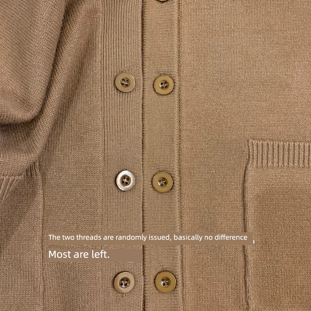 modal  Sense of antiquity Core spun yarn V-neck Cardigan Embroidery