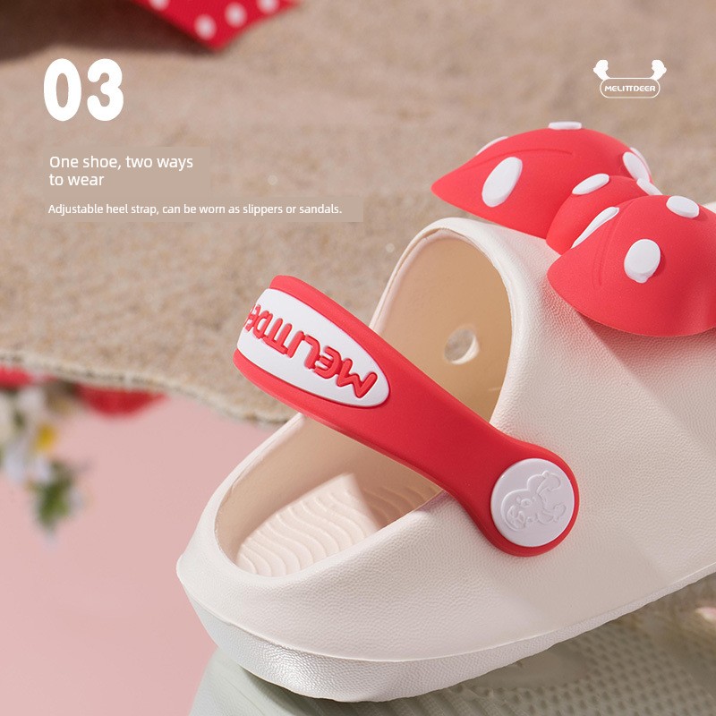 Japanese Imported Summer New Children's Slippers, Cute Cartoon Soft-Soled Indoor and Outdoor Strap-On Children's Clogs — 4