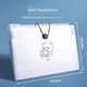 A4 file bag multi-layer folder primary school student test paper sorting transparent insert artifact junior high school high school students large capacity book clip classification test paper clip document book storage bag organ bag