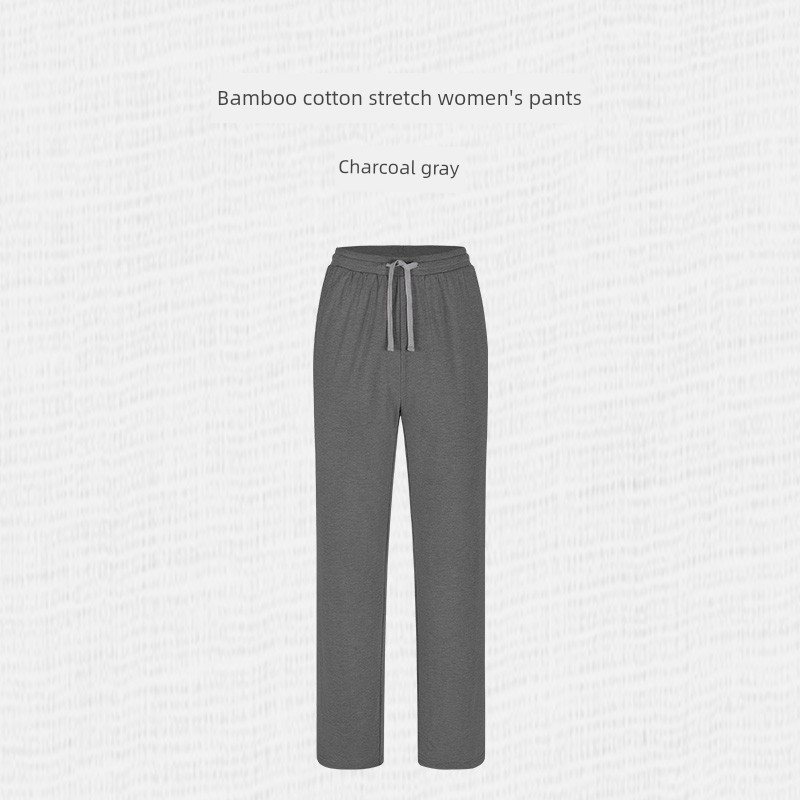 Women's Bamboo Fiber Spring and Autumn Leggings Home Wear — 3