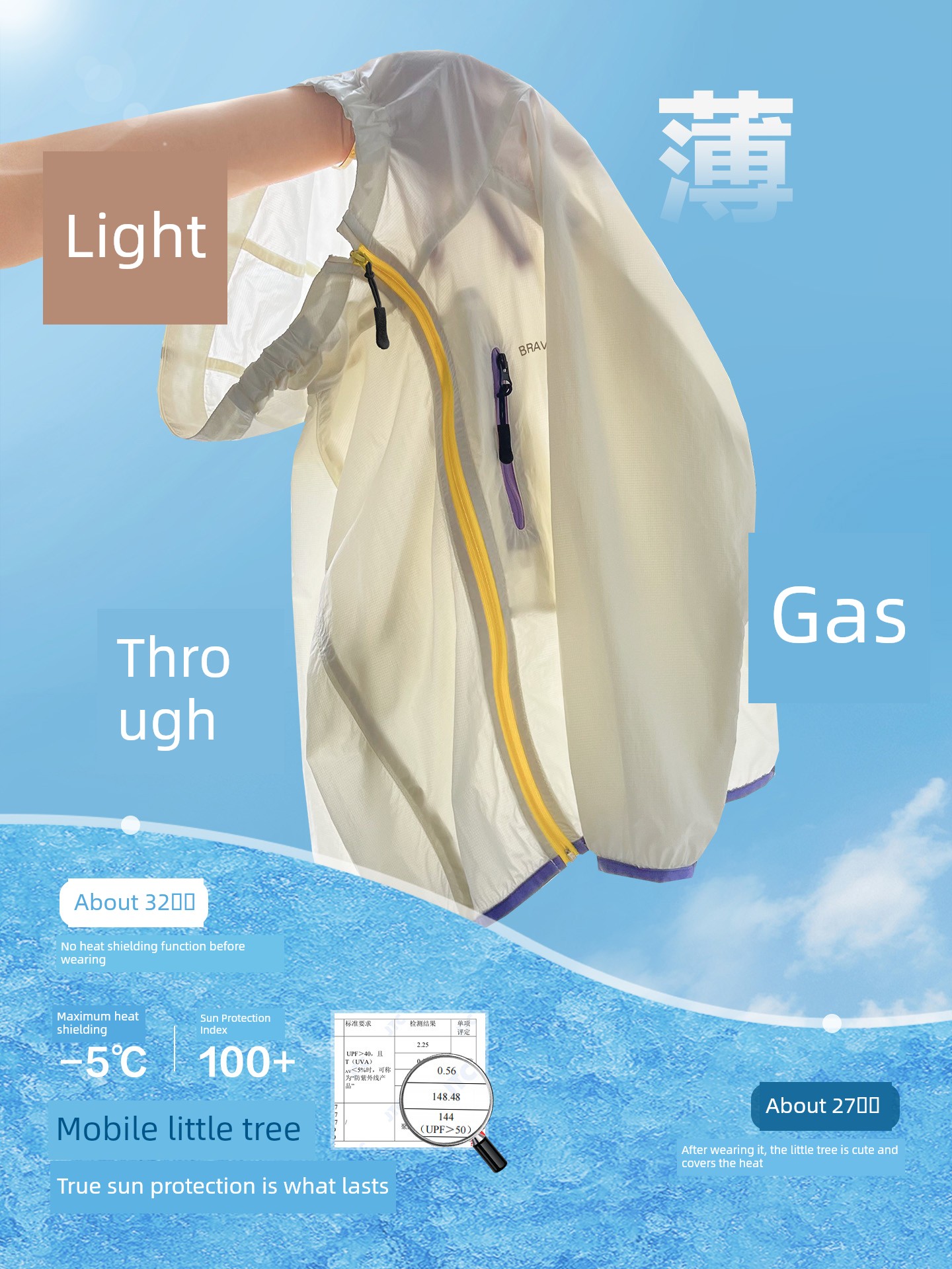 Haima's Children's Sun Protection Clothing Summer 2026 New Summer Style Skin Jacket Girls' Lightweight Coat Boys' Sun Protection Clothing — 2