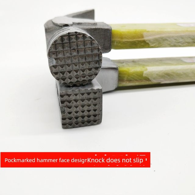 Golden pig mark iron hammer insulated bakery handle with magnetic non-slip woodworking iron nail hammer claw hammer pure steel hammer hammer hammer