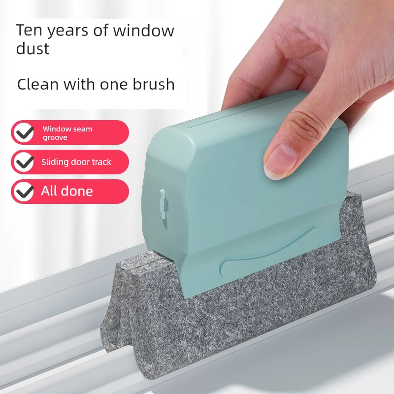 Window Crevice Cleaning Brush, Cleaning Brush for Window Sills, Magic Brush for Cleaning Gaps and Grooves, Cleaning Brush for Door and Window Frame Gaps