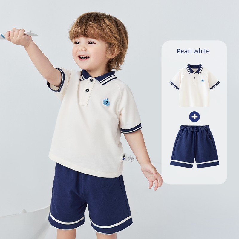 Mini Bala Polo Short-Sleeved Vest Set — 2