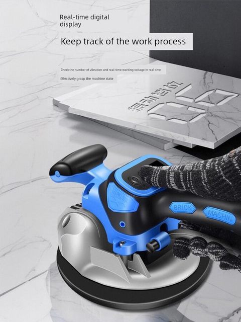 Super easy flat ceramic tiling machine vibrator high-power large-plate electric tiling machine floor tiling machine top ten brands