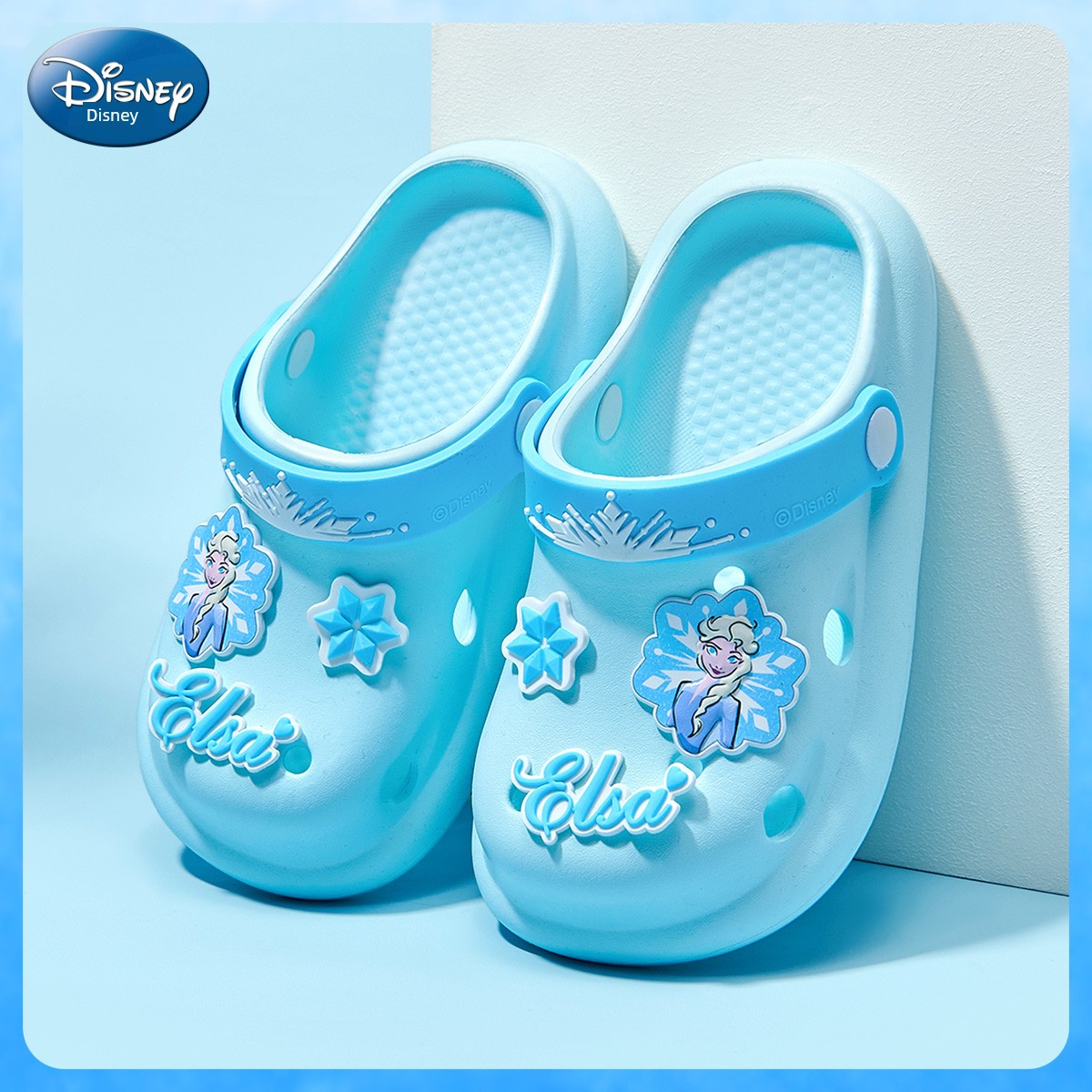 Disney Summer Princess Elsa Kids Children's Slippers — 3