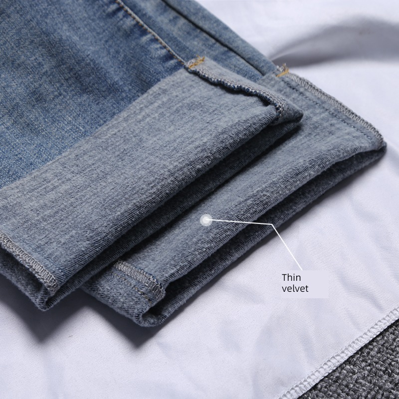 Autumn and winter High waist little chap easy Velveteen Jeans