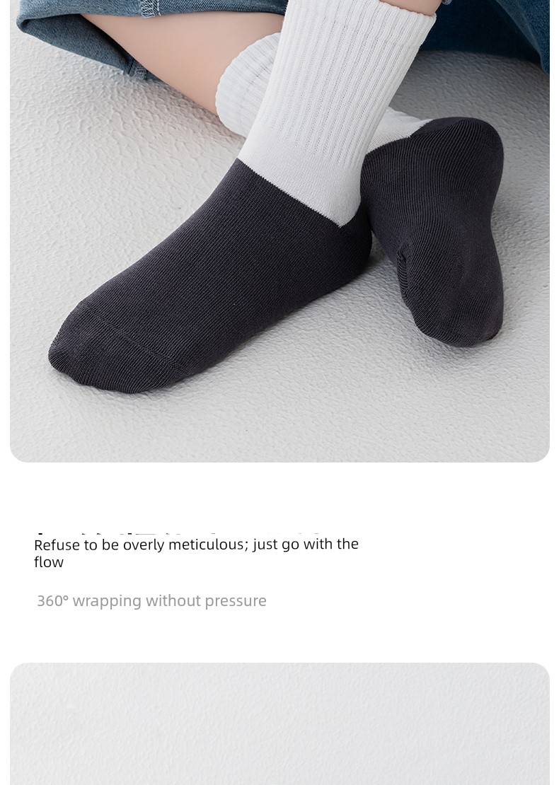 Boys' Student Socks, Pure Cotton, Spring and Autumn Style, Anti-Odor, Sweat-Absorbent, 100% Cotton, Baby White Socks, Teenagers, Girls, Children — 14