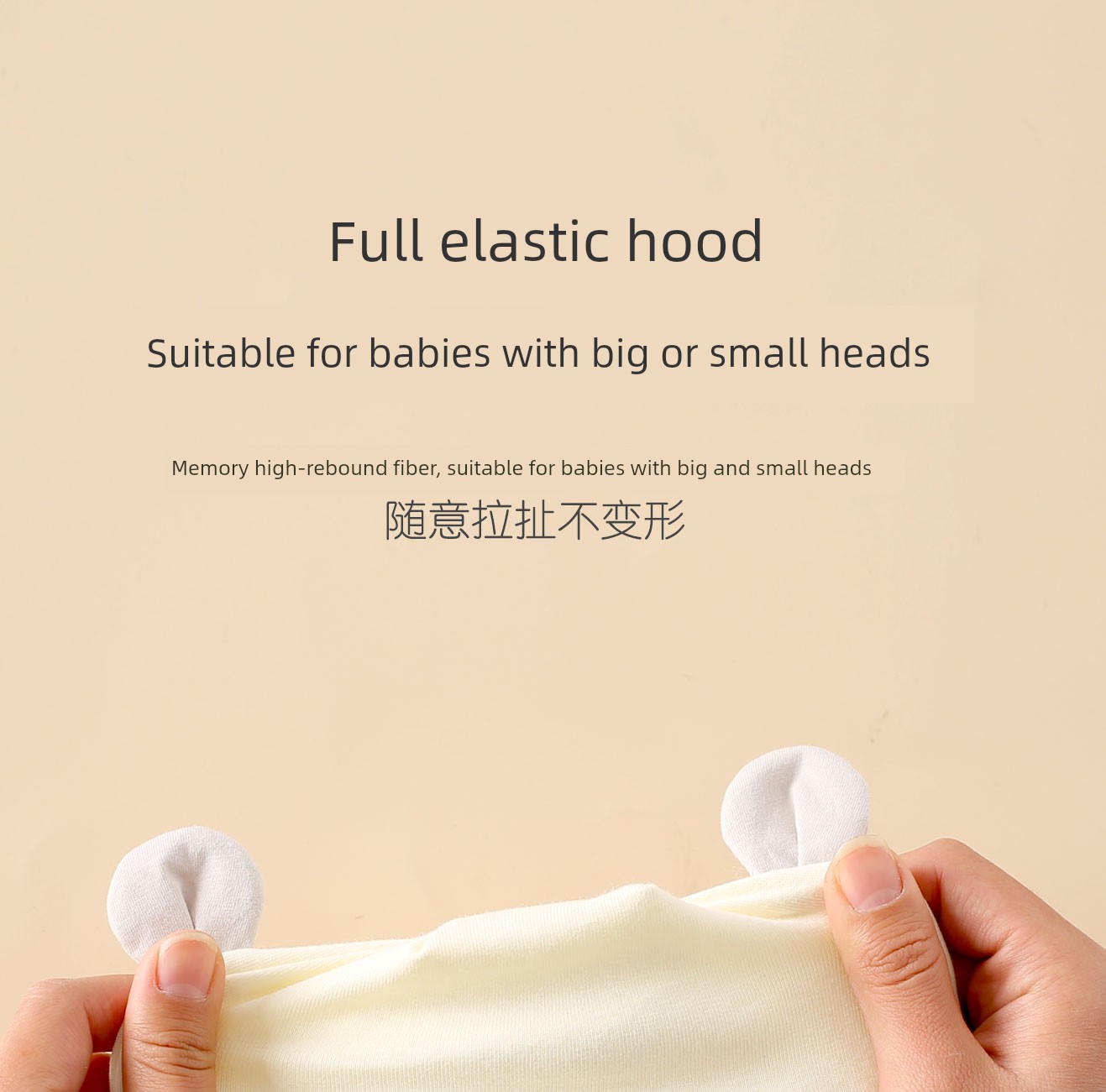 Pregnant and Newborn Baby Hat 0-12 Months, Newborn Baby Protective Cap, Double-Layered, Spring, Summer, Autumn, Winter, Pure Cotton, Class a — 9