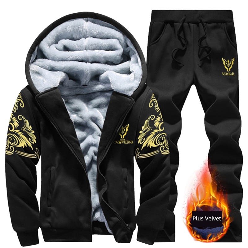 man thickening Autumn and winter trend leisure time keep warm Sweater