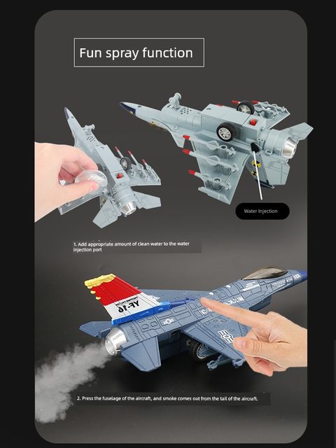 Sprayable alloy J-15 fighter simulation J-20 aircraft model fighter military ornaments boys and children's toys