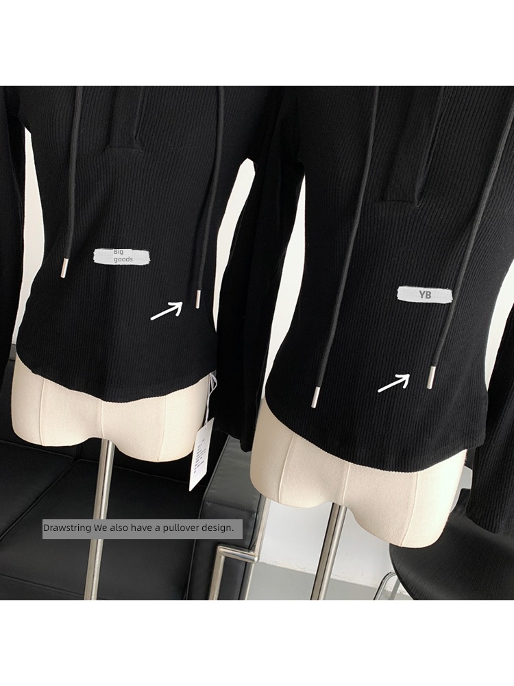 Women's wear Hooded Autumn and winter Self-cultivation jacket Long sleeve T-shirt