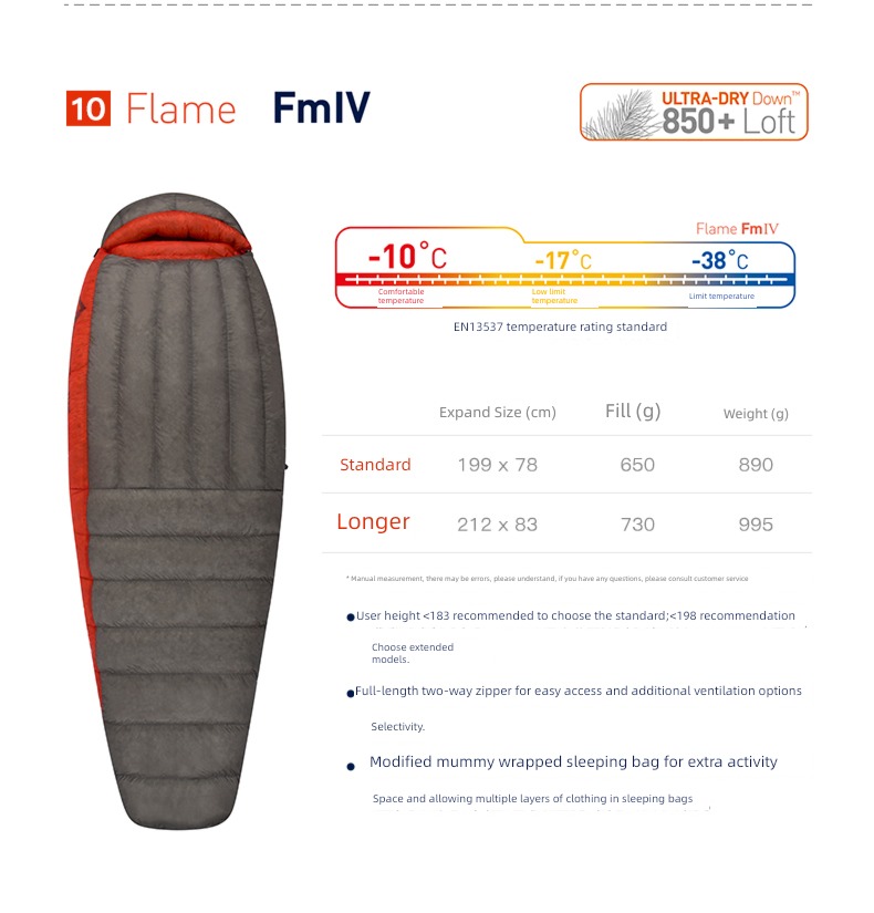 ma'am travel outdoors Cold proof keep warm goose down Sleeping bag