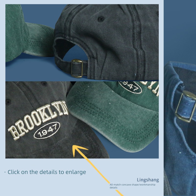 Hip hop washing Retro Spring and summer personality Baseball cap