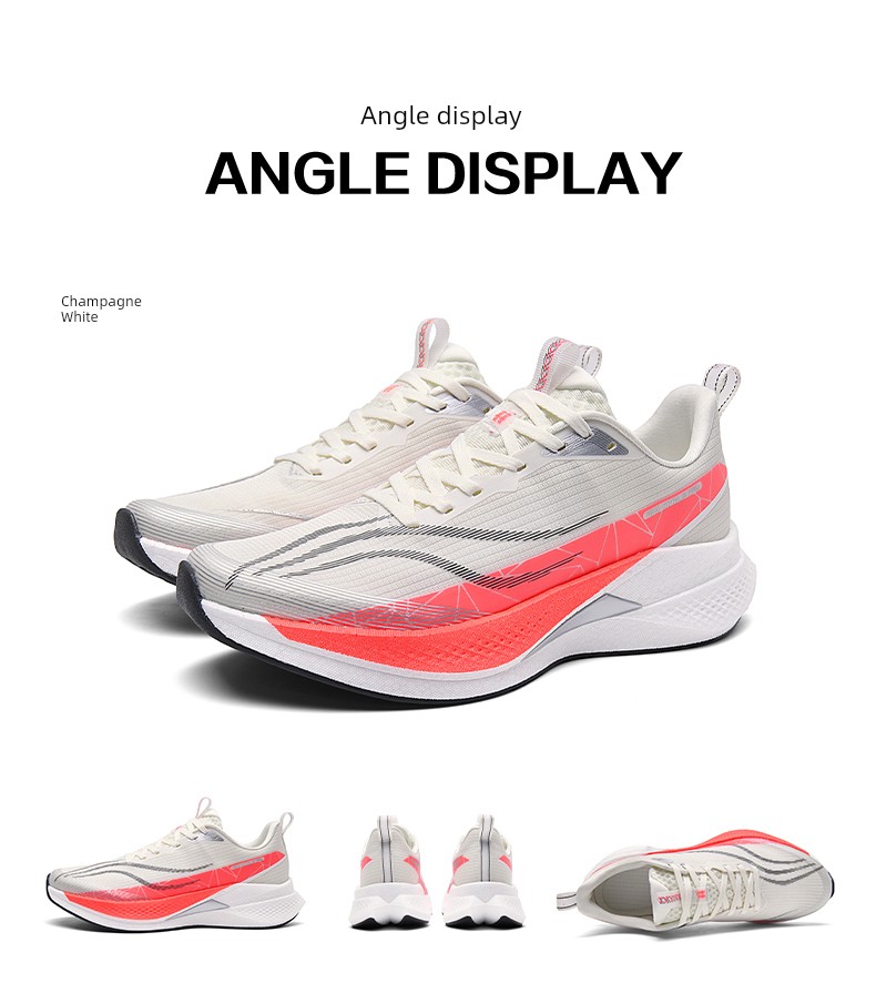 Red Rabbit 9Pro Running Shoes for Men, Suitable for Physical Exams, Shock Absorption, Lightweight Carbon Plate, Racing Training, and Sports Shoes for — 43