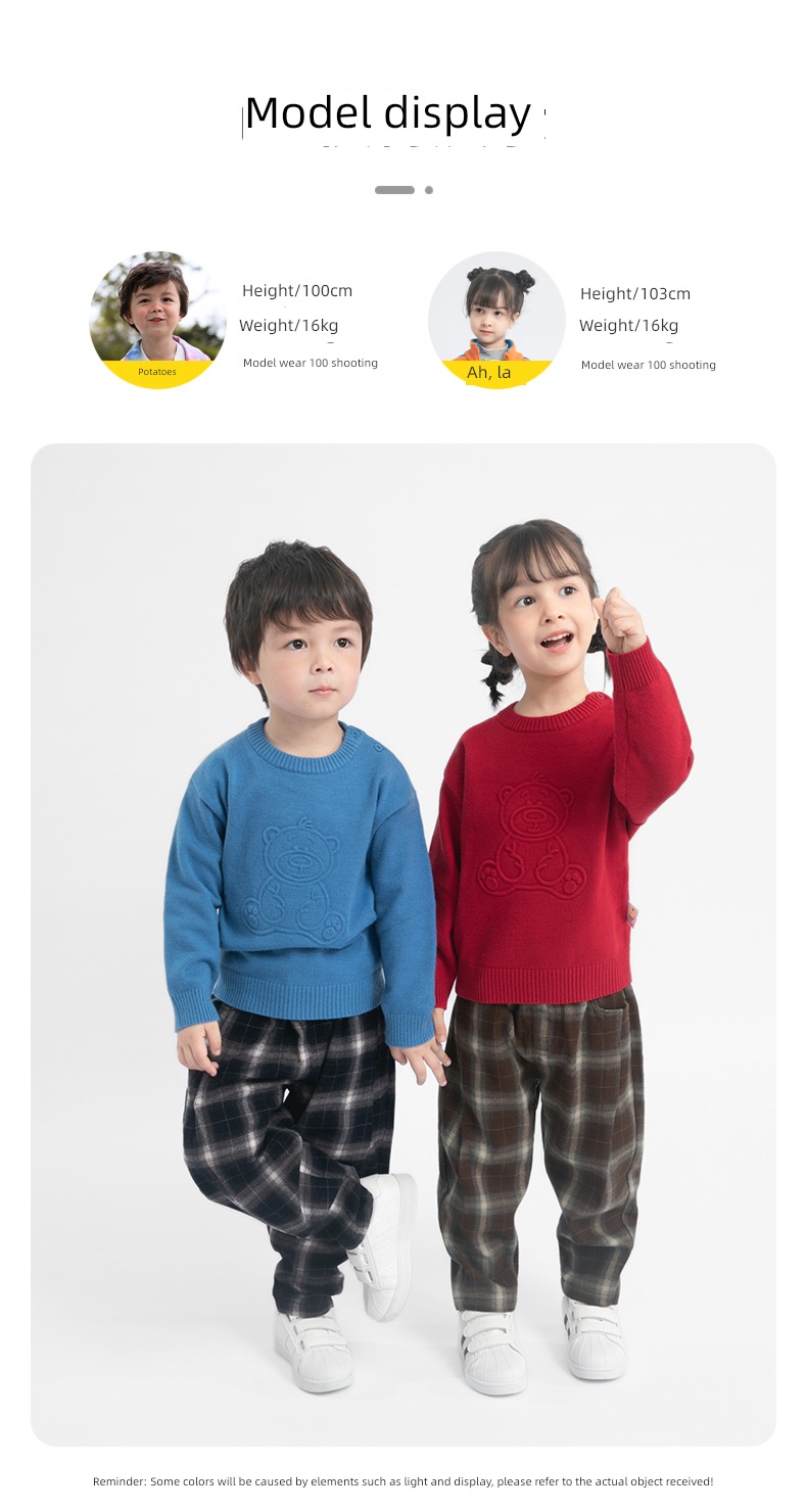 Angola Qi Qixiong children Condom autumn sweater