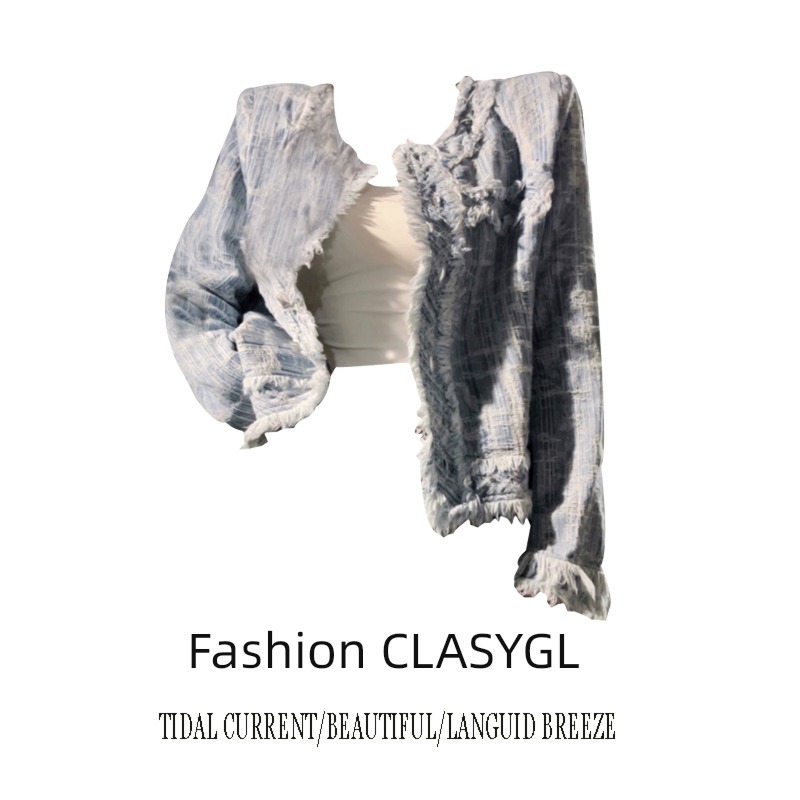 chaqueta female spring and autumn fashion easy have cash less than that is registered in the accounts Retro leisure time Tweed Jacket little chap Sense of design jacket