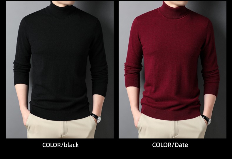 Spring, autumn and winter High collar Solid color Thin money Inner lap cardigan