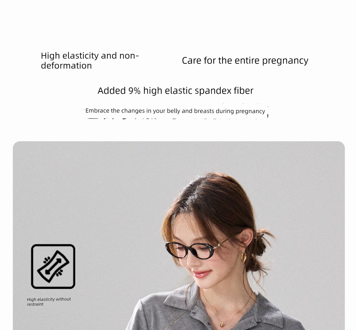 Breastfeeding Short-Sleeve T-Shirt Top Maternity Wear Lenzing Tencel Modal Nursing Half-Sleeve Summer Thin Style Trendy Mom Outerwear — 16