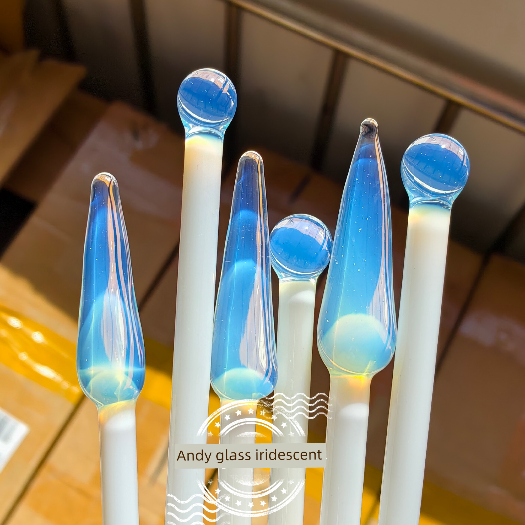 B04 Light Moonlight White Ghost White High Borosilicate Heat-Resistant Glass Colored Glass Rods