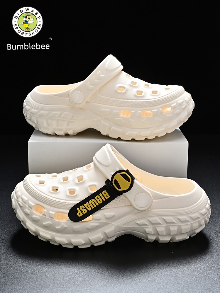 Bumblebee Kids Hole Slippers Boys Summer New Arrival Non Slip 2025 Sandals Older Boy Children's Shoes Sandals — 4